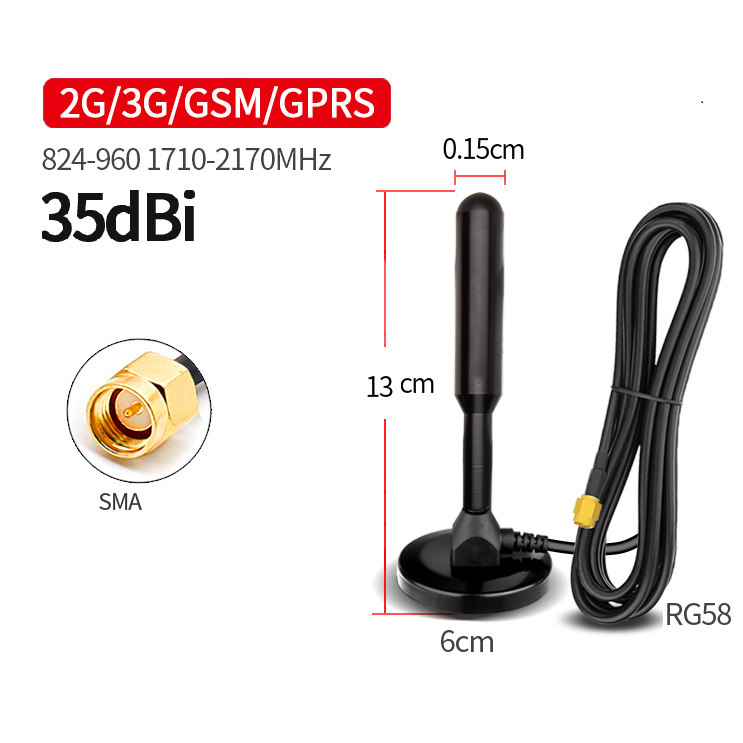 GSM Regular Copper bar Magnetic Antenna