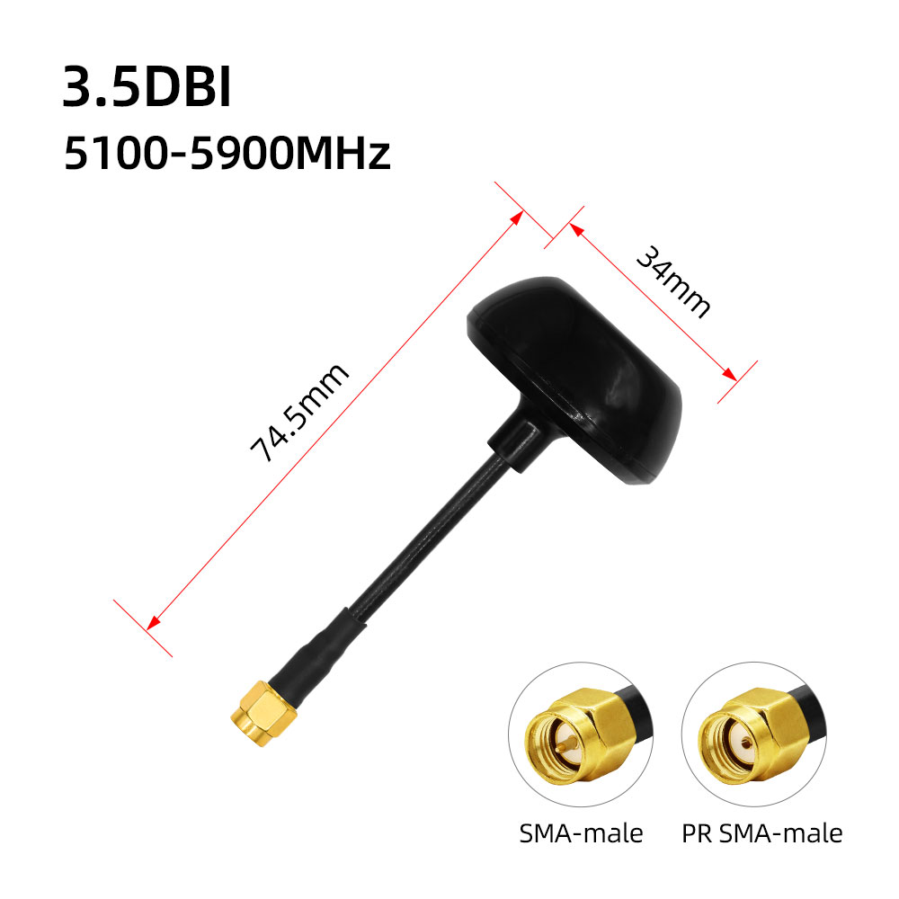 Black Lollipop Antenna