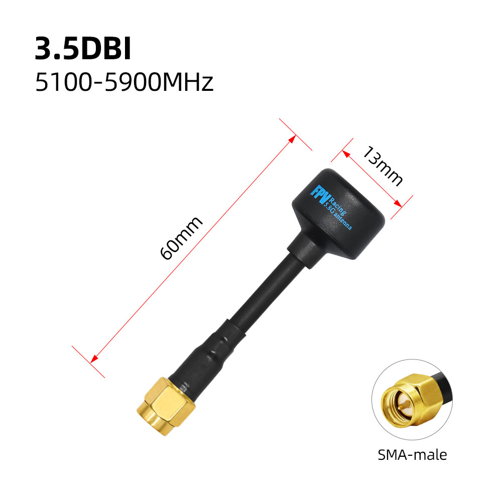 Black Mini Lollipop Antenna