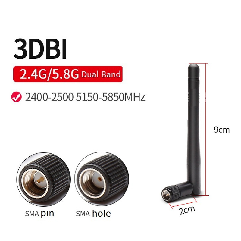 2.4G&5.8G SMA Pin Dual Band Folded Antenna