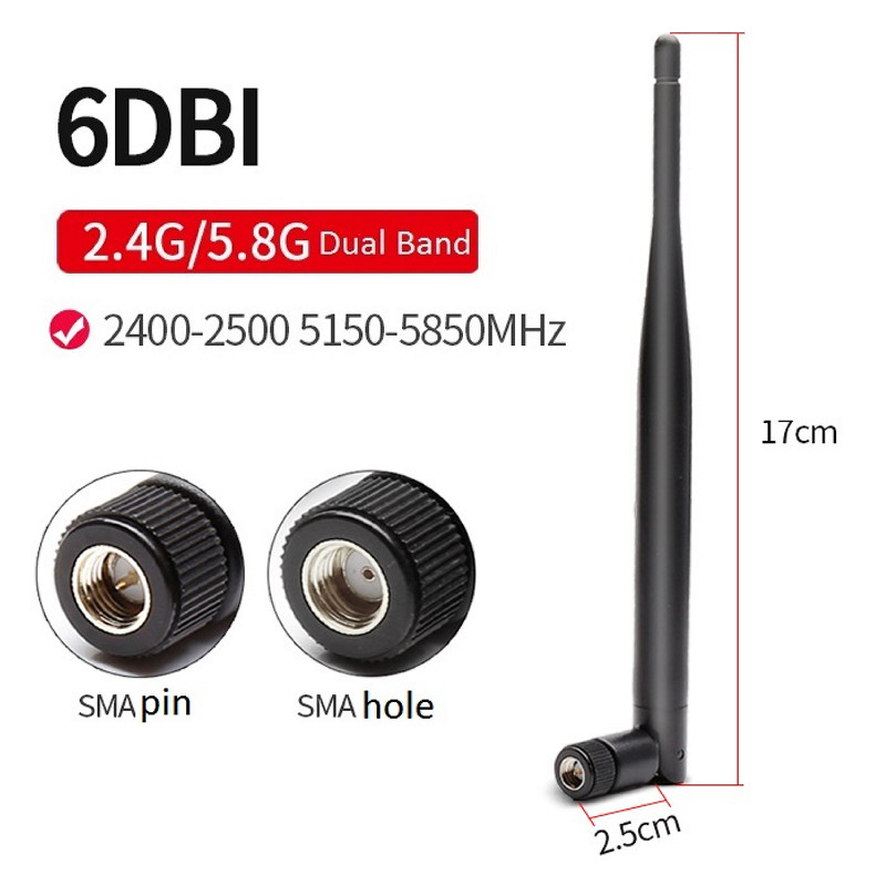 SMA Pin Dual Band Folded Antenna